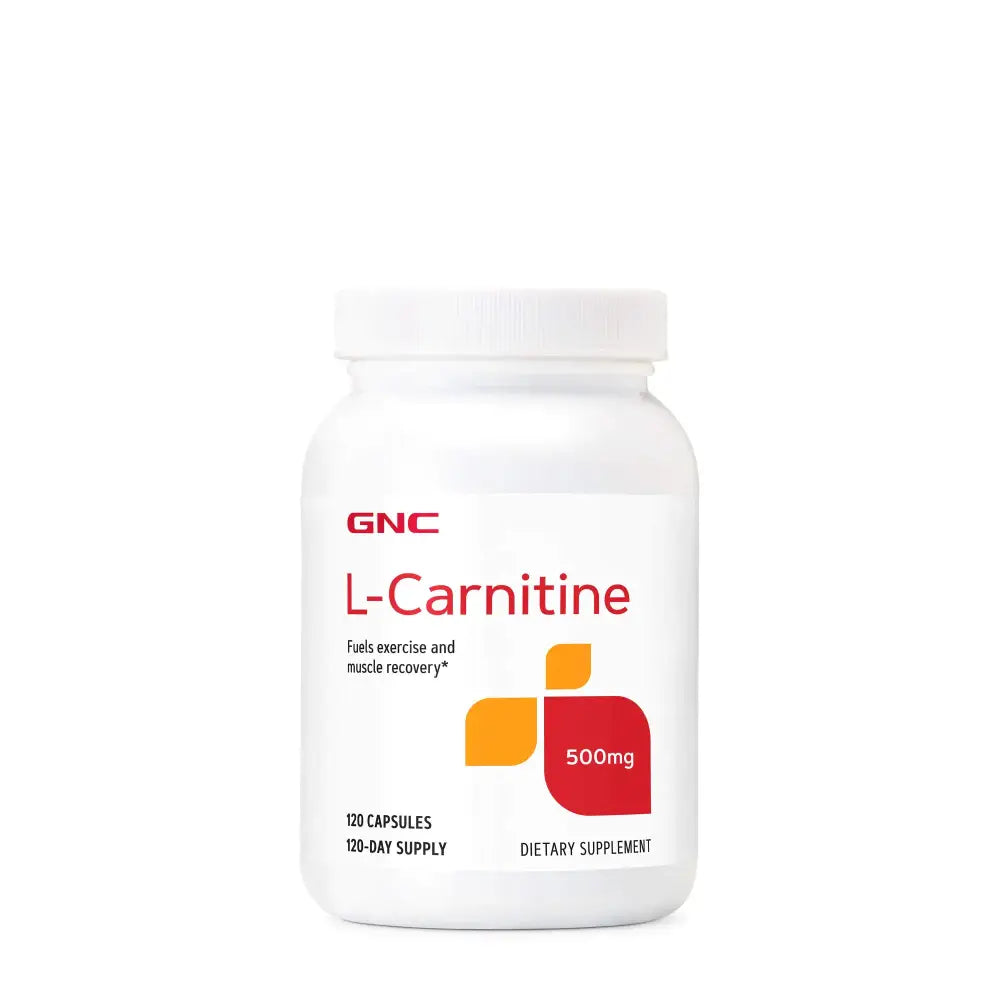 GNC L Carnitine 500mg Supplement Supports Muscle Recovery 120 Servings - 120 Count (Pack of 1)