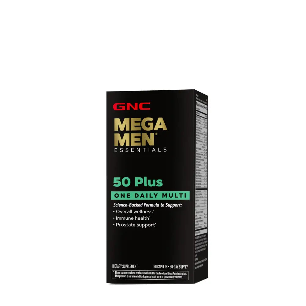 GNC Mega Men 50 Plus Multivitamin | Heart Health | Prostate and Circulatory Support | 1 Daily - n/a