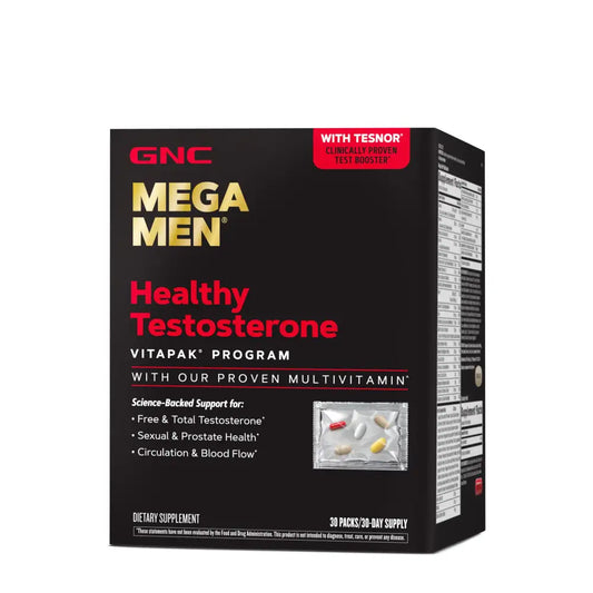 GNC Mega Men Healthy Testosterone Vitapak Program | 30 Servings - n/a