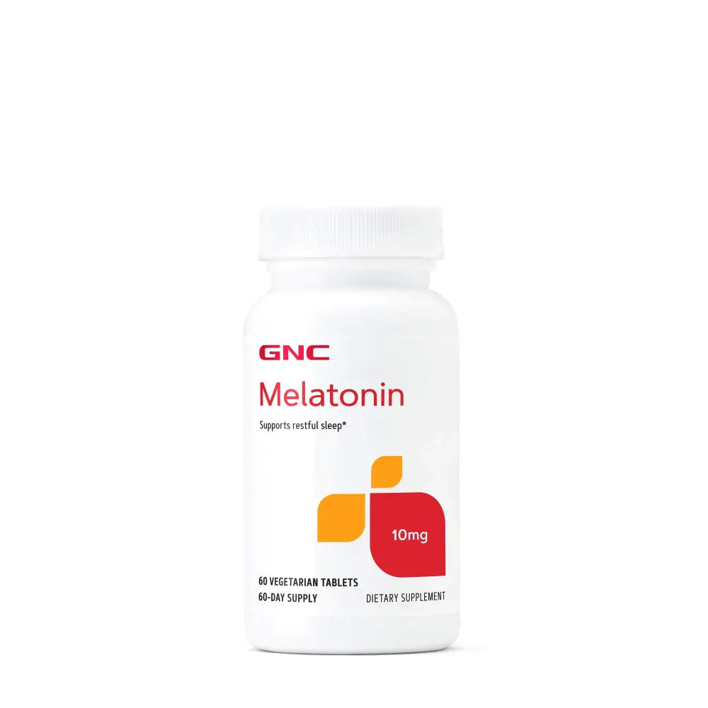 GNC Melatonin 10mg Supplement Supports Restful Sleep 60 Servings - n/a