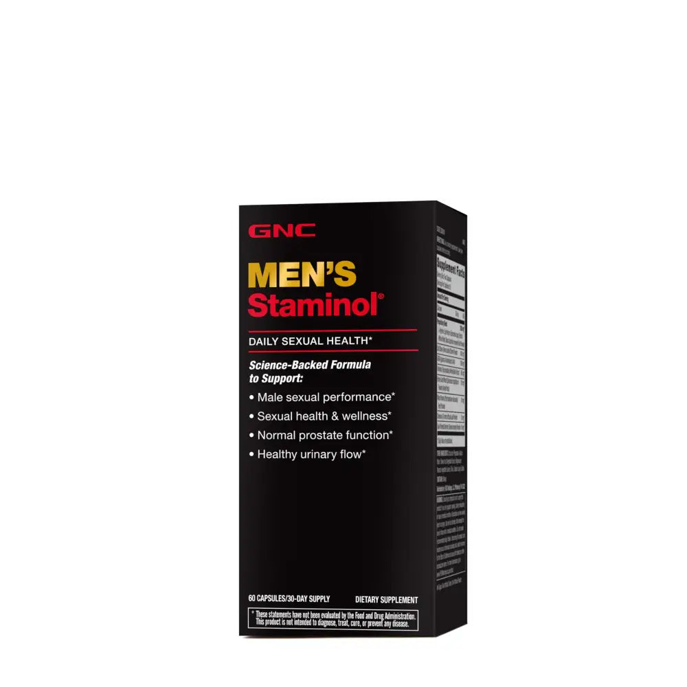 GNC Mens Staminol - 60 Capsules (30 Servings) - 1 Count (Pack of 60)