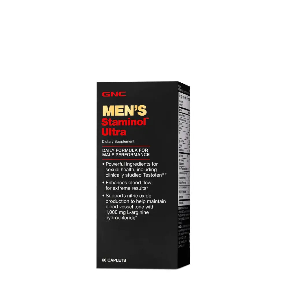 GNC Mens Staminol Ultra 60 Caplets Supports Sexual Health and Vitality - n/a