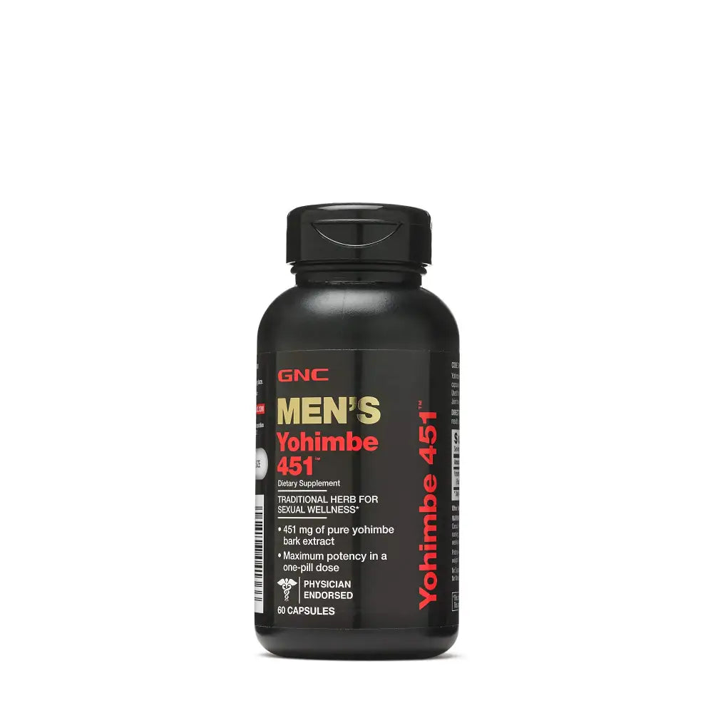 GNC Mens Yohimbe 451 60 Capsules - n/a