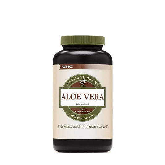 GNC Natural Brand Aloe Vera SoftGel Capsules - n/a