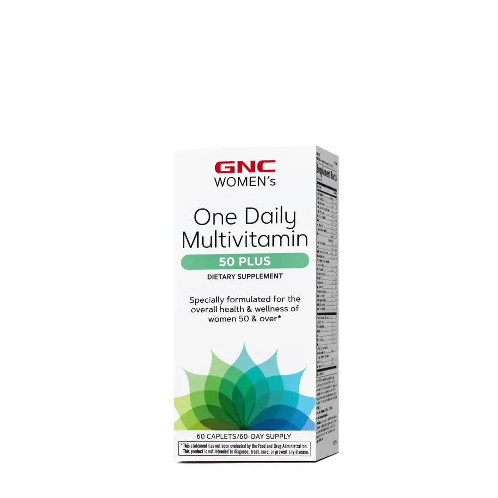 GNC One Daily Multivitamin 50 Plus - 60 Caplets (60 Servings) - n/a