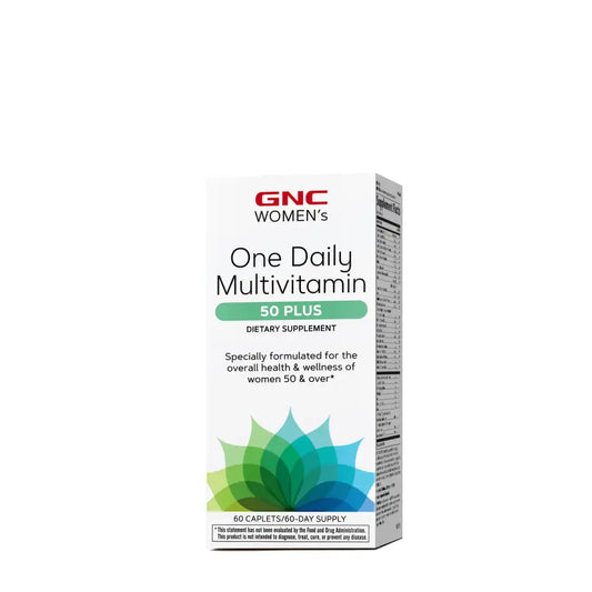 GNC One Daily Multivitamin 50 Plus - 60 Caplets (60 Servings) - n/a