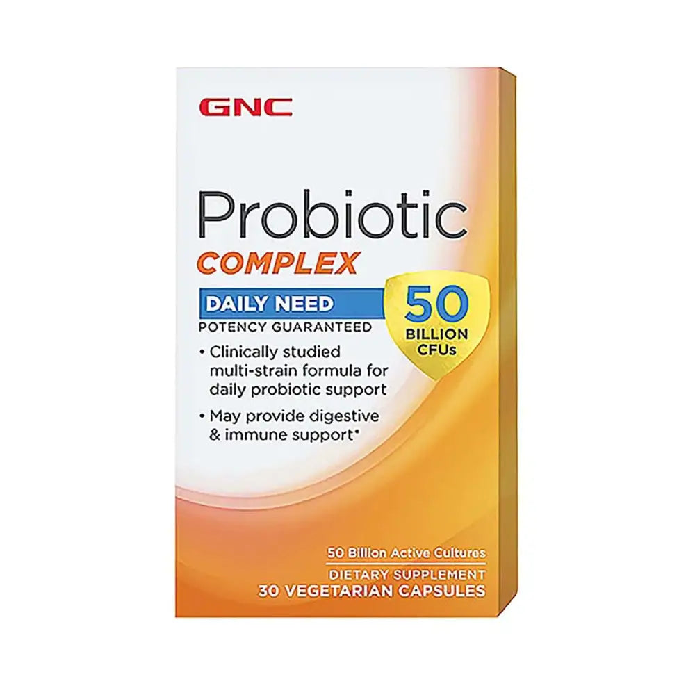 GNC Probiotic Complex Daily Need with 50 Billion CFUs | Clinically Studied Multi-Strain Supports Digestive and Immune