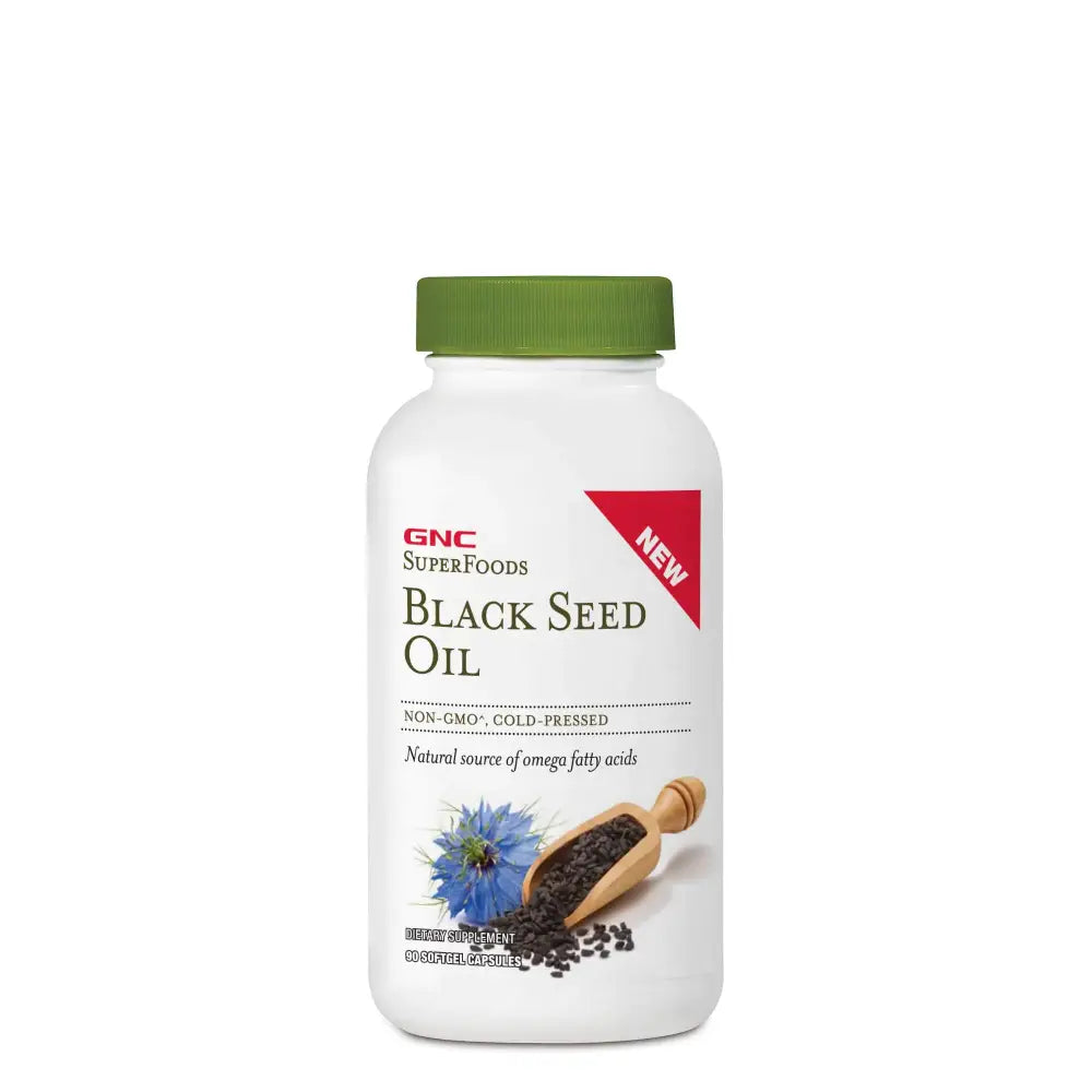 GNC SuperFoods Black Seed Oil 90 Softgel Capsules - n/a
