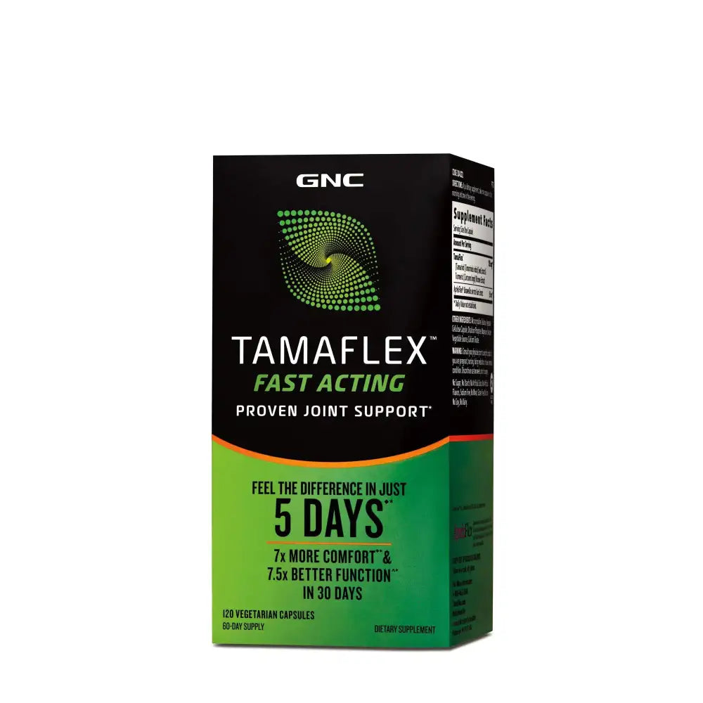 GNC TamaFlex Fast Acting 120 Vegetarian Capsules Joint Support - n/a