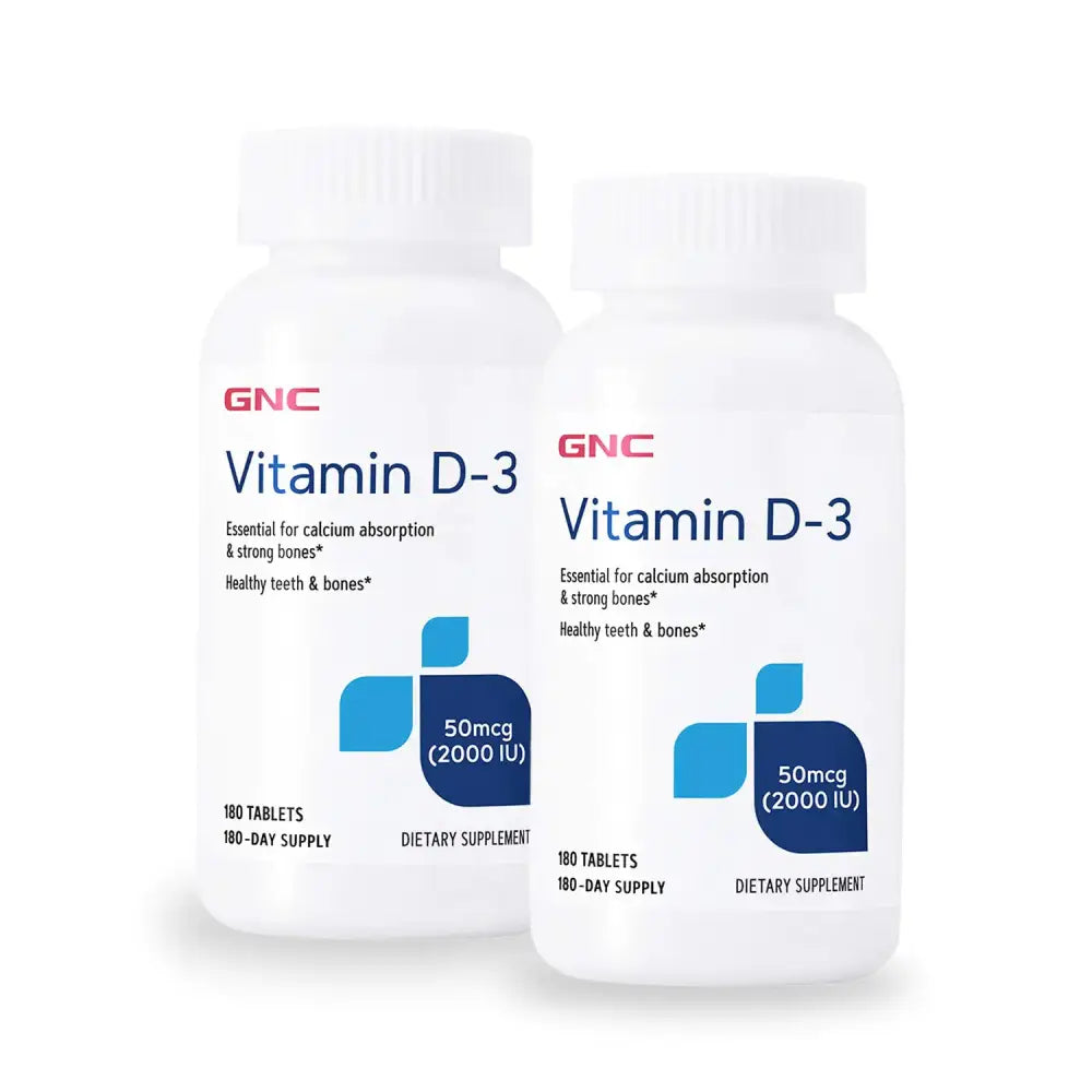 GNC GNC Vitamin D-3 2000 IU - Twin Pack - n/a
