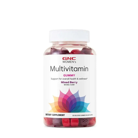 GNC Womens Multivitamin Gummy Supplement | Daily Vitamin | Mixed Berry Flavor | 120 Gummies - n/a