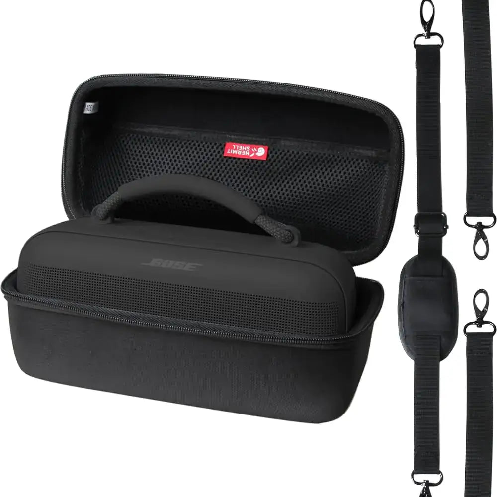 Hermitshell Hard Travel Case for Bose SoundLink Max Portable Speaker (Black) - Black