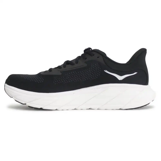 Hoka Mens Arahi 7 Sneaker Black/White 14 Wide - Black/White / 14 Wide