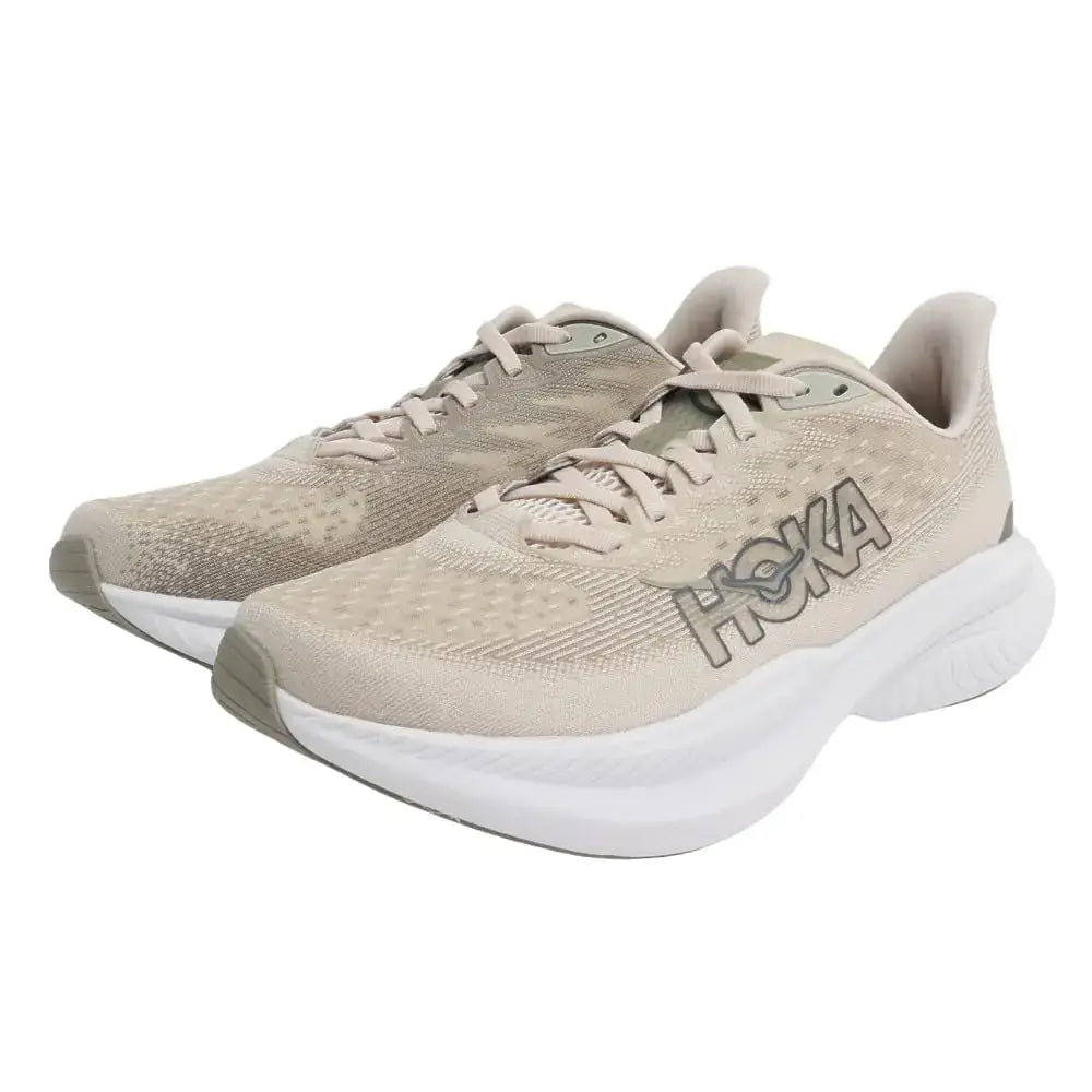 Hoka Mens Mach 6 Sneaker Oat Milk/Barley 14 - Oat Milk/Barley / 14