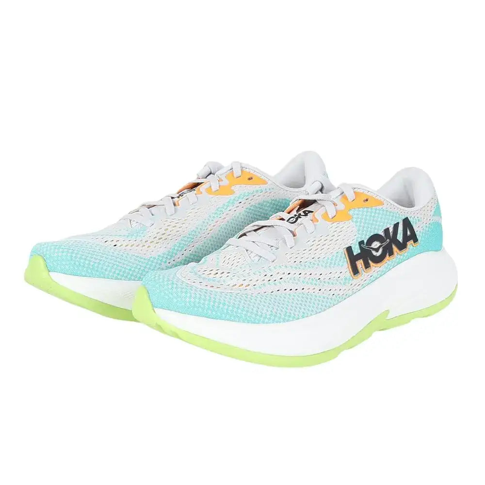 Hoka Mens Rincon 4 Sneaker Stellar Grey/Electric Aqua 9 - Stellar Grey/Electric Aqua / 9