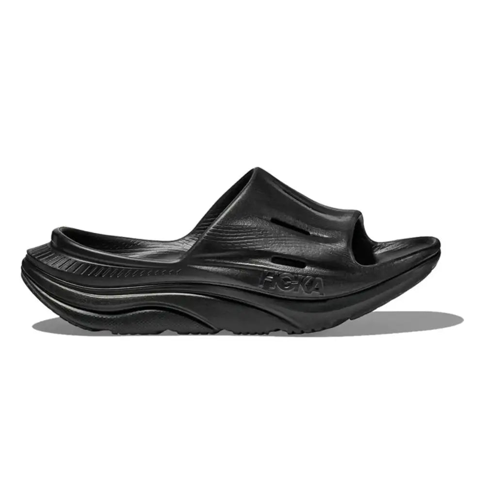 Hoka Unisex Ora Recovery Slide 3 Sandal Black/Black 5 US Men - Black/Black / 7 Women/5 Men