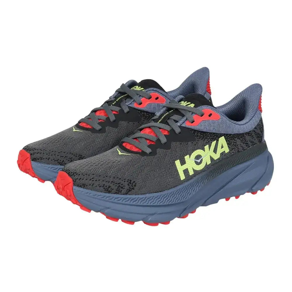 Hoka Womens Challenger 7 Sneaker Obsidian/Anchor 11 - Obsidian/Anchor / 11