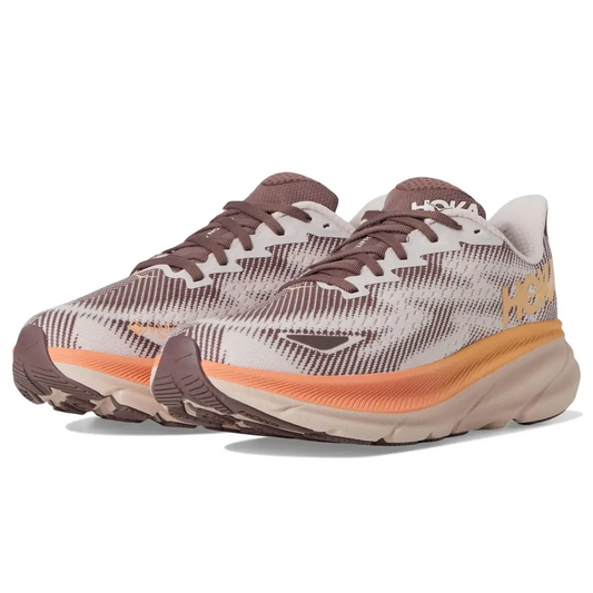 Hoka Womens Clifton 9 GTX Sneaker Cosmic Pearl/Smoky Quartz 10 - Cosmic Pearl/Smoky Quartz / 10