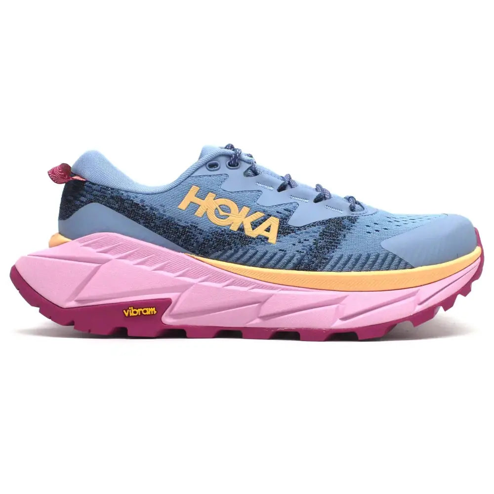 Hoka Womens Skyline-Float X Sneaker Azure Rain/Pink Twilight 7.5 - Azure Rain/Pink Twilight / 7.5