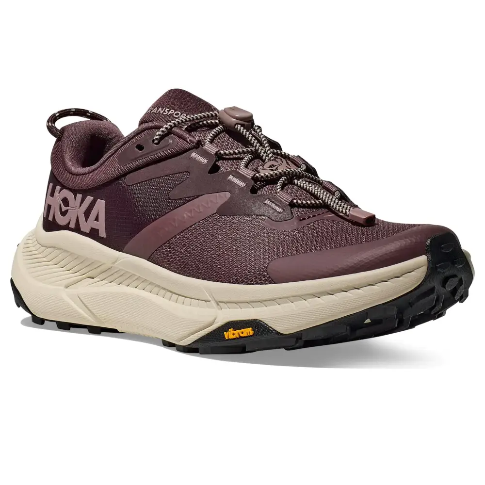Hoka Womens Transport Sneaker Smoky Quartz/Oat Milk 11 - Smoky Quartz/Oat Milk / 11