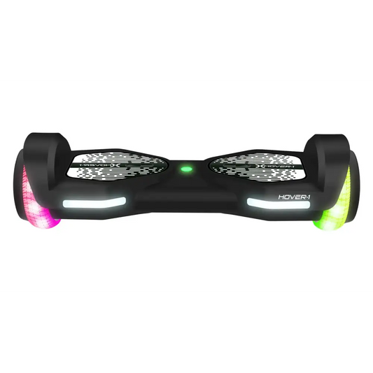 Hover-1 All-Star 2.0 Hoverboard 7MPH Top Speed 7MI Range Dual 200W Motor 5HR Recharge 220lbs Max Weight LED Wheels &