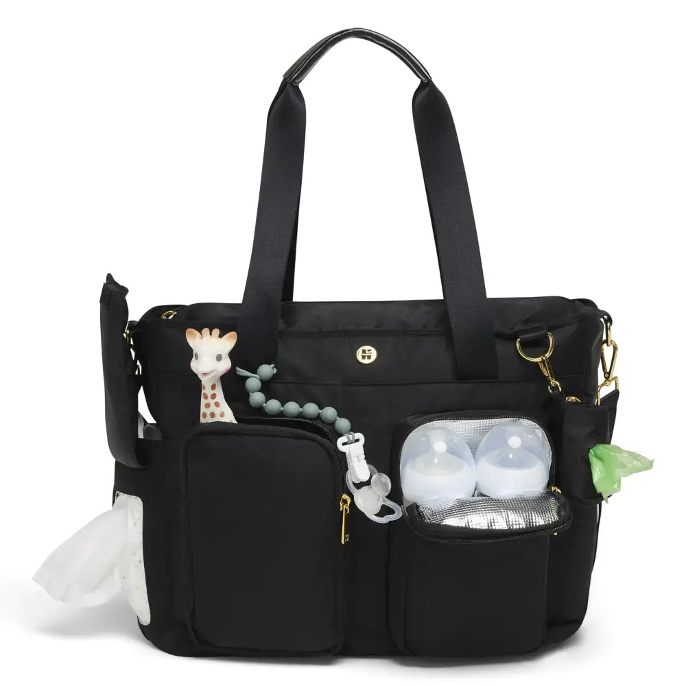 Huggies Carry All Weekender Tote Diaper Bag Black - Black / One Size