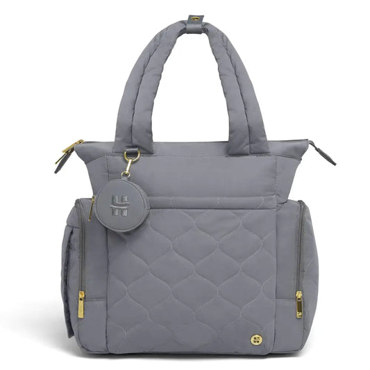 Huggies Cozy Hugpack Tote Diaper Bag Quiet Smoke Quilted - Quiet Smoke Quilted / One Size