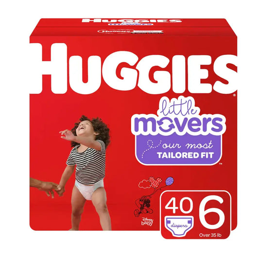 Huggies Little Movers Baby Diapers Size 6 40 Ct - n/a