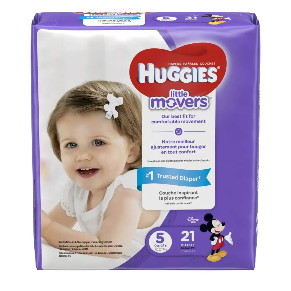 Huggies Little Movers Diapers Size 5 21 ct - n/a