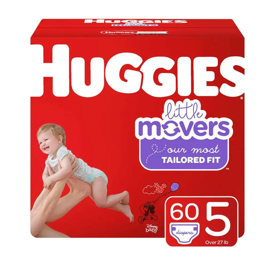 Huggies Little Movers Diapers Size 5 60 Ct - 60 / Size 5