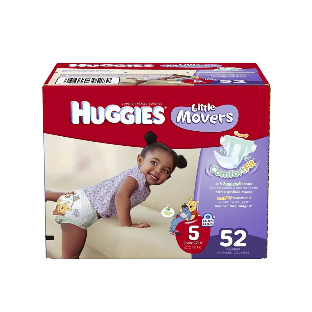 Huggies Little Movers Diapers Size 5 Big Pack 52 Count (packaging may vary) - n/a