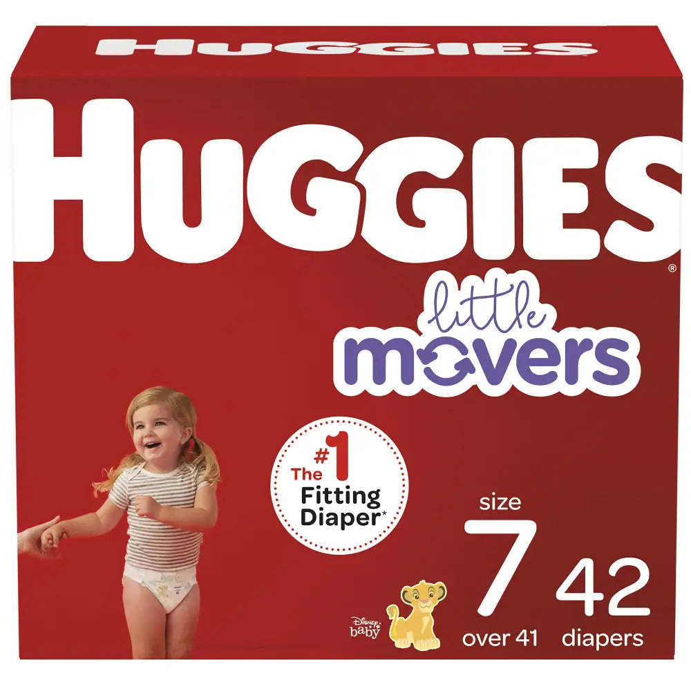 Huggies Little Movers Diapers Size 7 - n/a