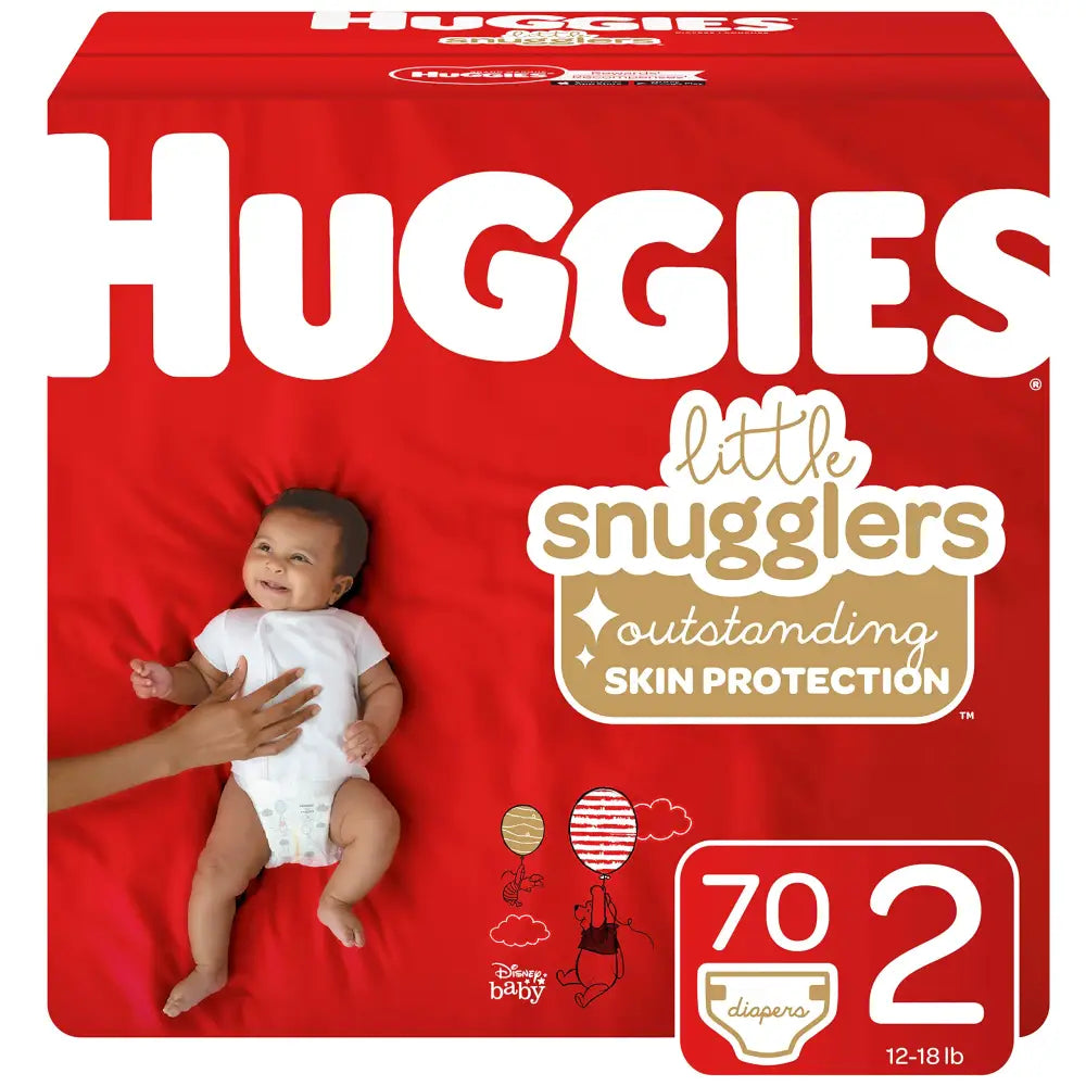 Huggies Little Snugglers Baby Diapers Size 2 70 Ct - n/a