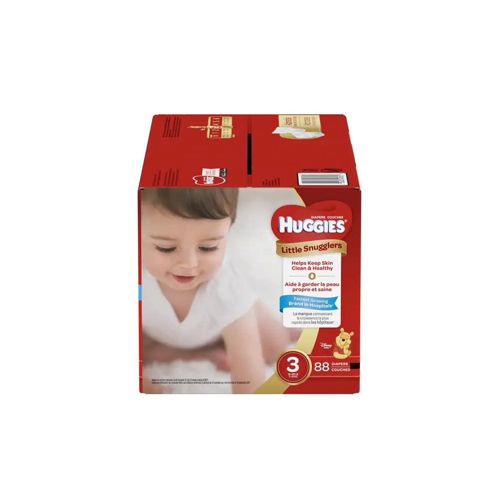 Huggies Little Snugglers Baby Diapers Size 3 88ct - n/a