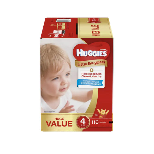 Huggies Little Snugglers Baby Diapers Size 4 116ct - n/a