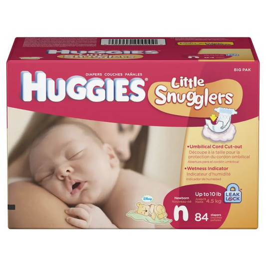 Huggies Little Snugglers Diapers Newborn 84 Count - Newborn
