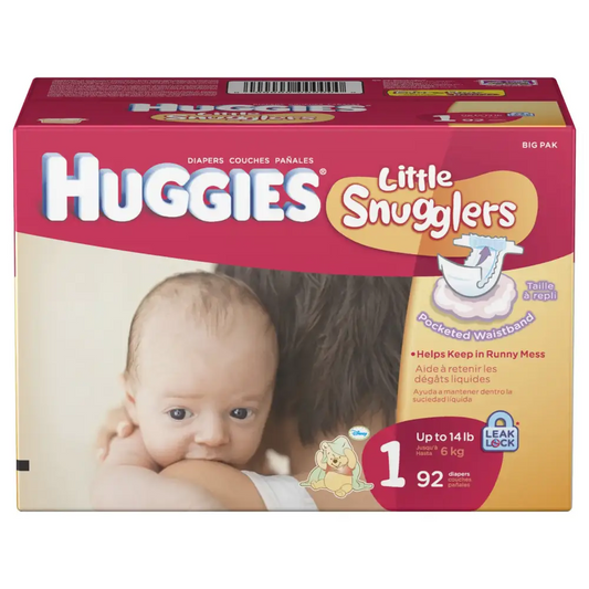 Huggies Little Snugglers Diapers Size 1 92-Count - n/a