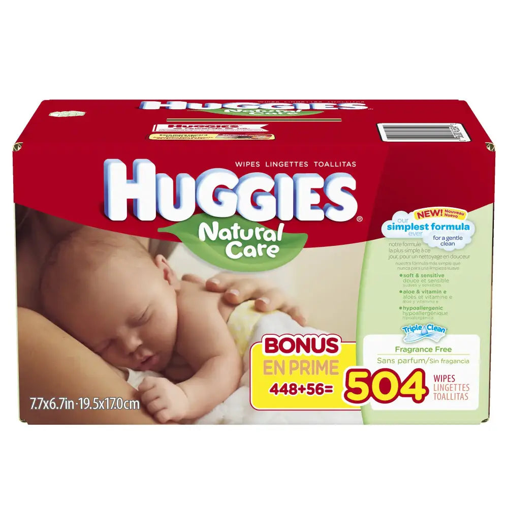 Huggies Natural Care Baby Wipes Refill 504 Count - n/a