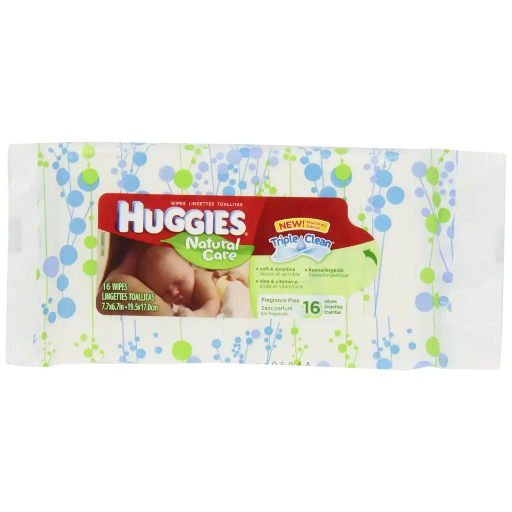 Huggies Natural Care Baby Wipes - Unscented - 16 ct - Unscented / 16 Count (Pack of 1)
