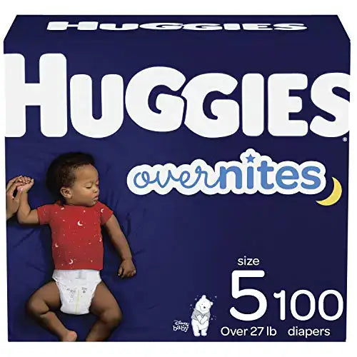 Huggies Overnites Diapers Size 5 - 100 / Size 5 (100 Count)