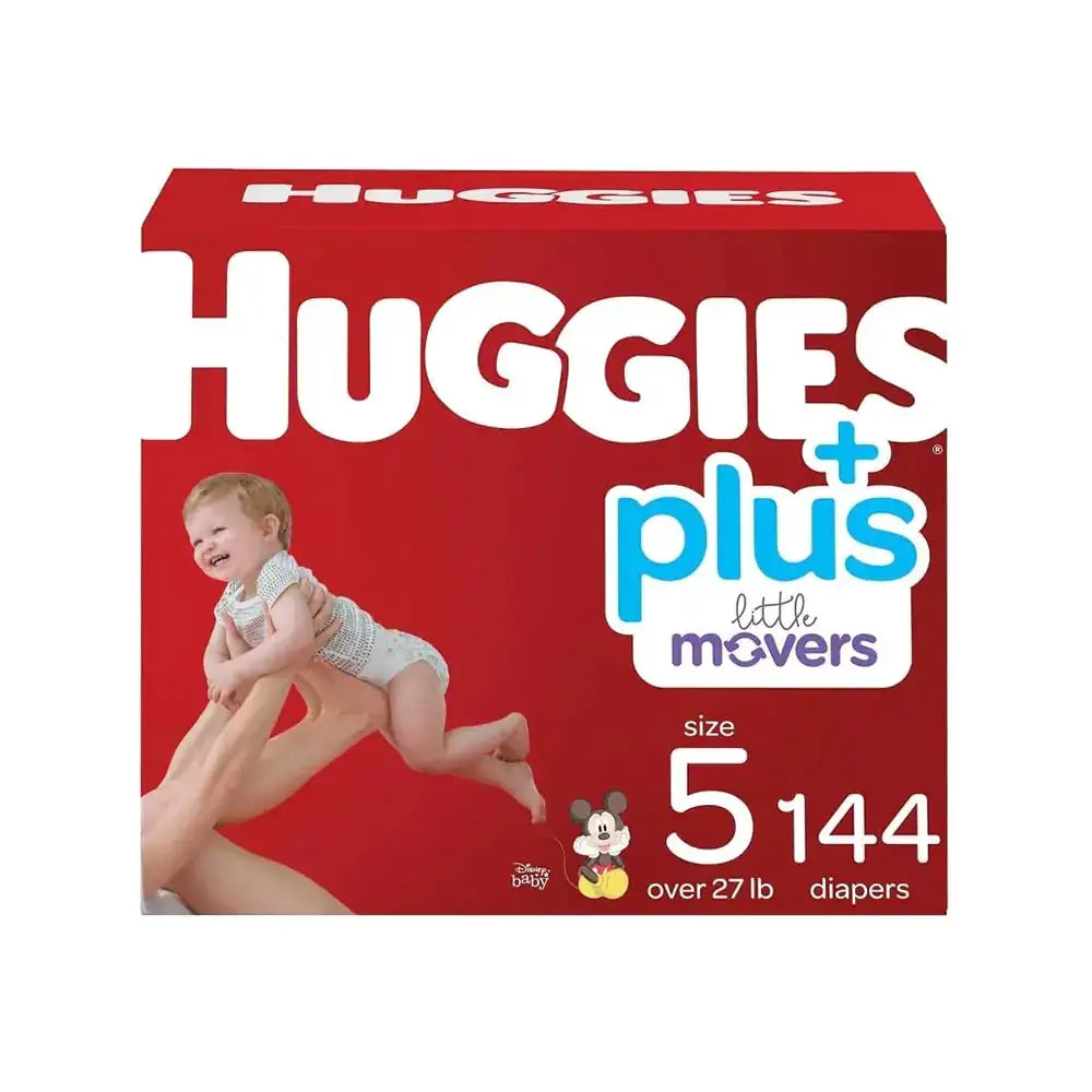 Huggies Plus Diapers Size 5 (27+ Pounds) 144 Count - n/a