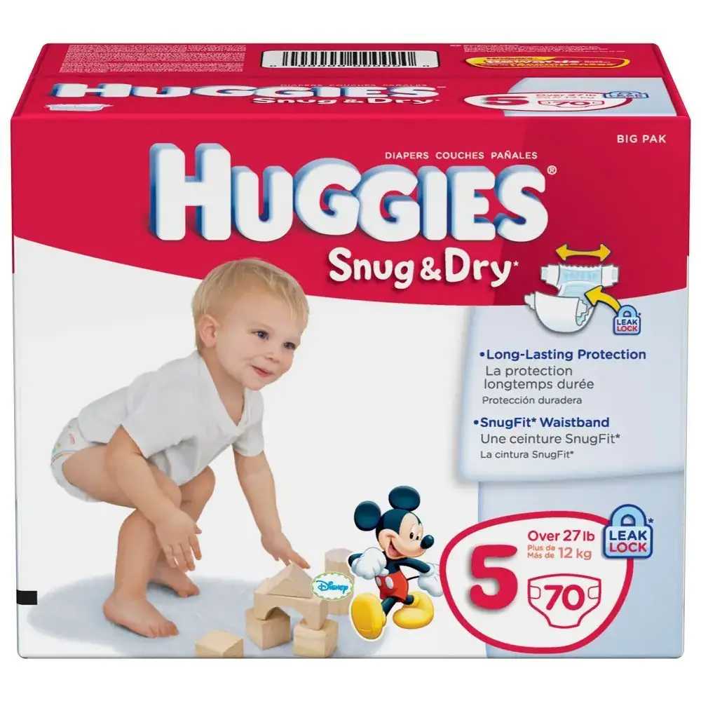 Huggies Snug & Dry Diapers Size 5 70 Count - n/a