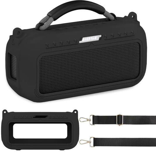 JCHPINE Silicone Cover Case for Bose SoundLink Max Portable Speaker Accessories Soft Silicone Skin for Bose SoundLink