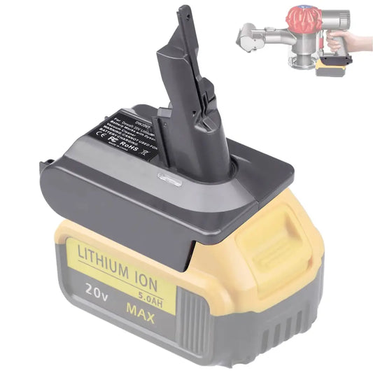 JJXNDO V7 Battery Adapter for Dewalt 20V Lithium Battery Converted to Replace for Dyson V7 Battery Use for Dyson V7