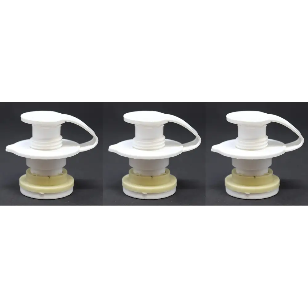 JSP Manufacturing Aftermarket White 1.5’’ Shaft Cooler Drain Plug Assembly for Coleman Xtreme Coolers 50 qt 58 qt 82 qt