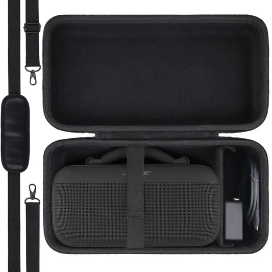 khanka Hard Case Replacement for New Bose SoundLink Max Portable SpeakerCase only(Black). - Black / Bose max case