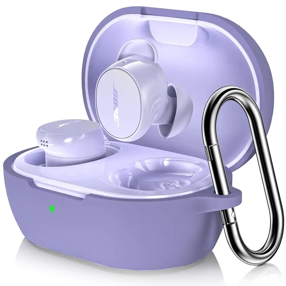 LDSXAY Compatible with Bose New QuietComfort Earbuds Case Cover Soft Silicone Shockproof Protective Skin Case for Bose