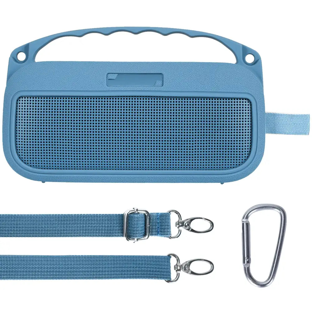 Lebakort 2nd Gen Silicone Cover Compatible with Bose SoundLink Flex 2nd Gen/Bose SoundLink Flex Portable Speaker (Blue