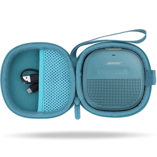 Lebakort Hard Case Compatible with Bose SoundLink Micro Speaker (Blue Case) - Blue Case