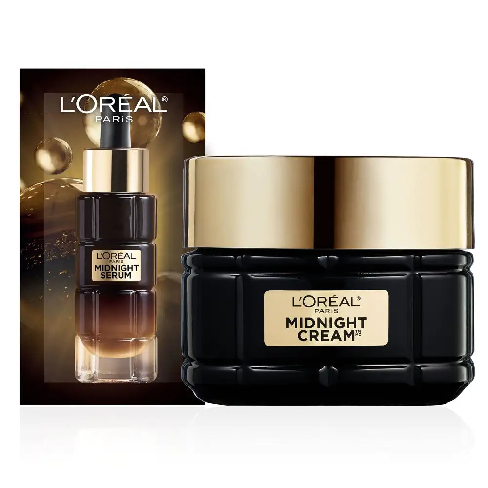 LOreal Paris Age Perfect Anti-Aging Midnight Cream Reduce Wrinkles & Firm 1.7oz + Serum Sample - 1.7 Ounce (Pack of 1)